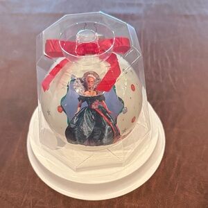 Barbie Holiday Ornament with Red Bow